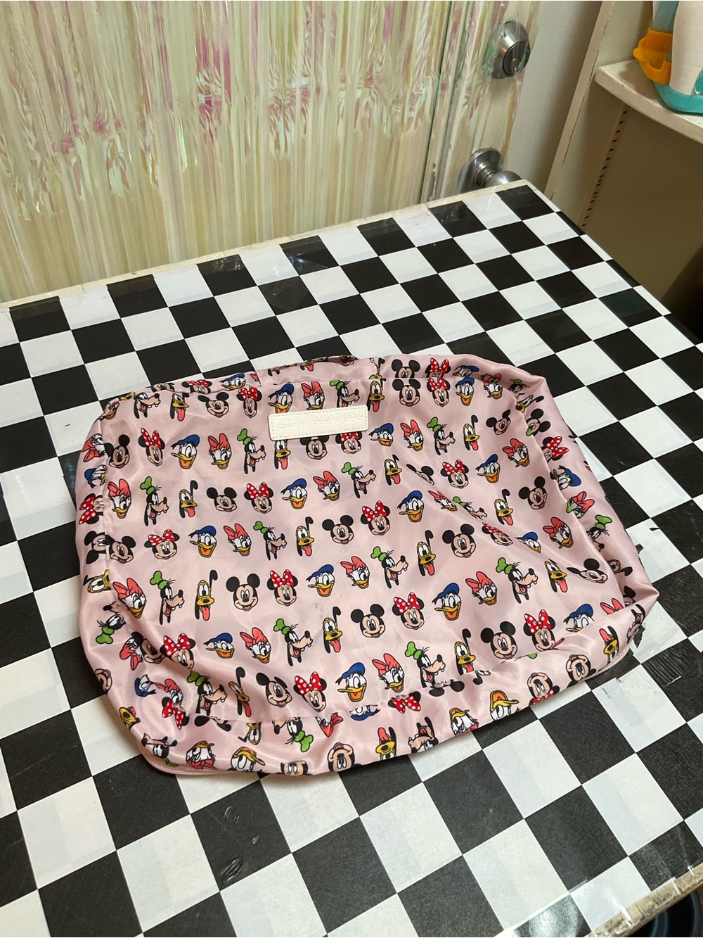 Stoney Clover Lane Pink Disney Character Cosmetic Pouch